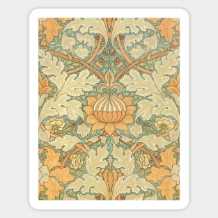 Fancy Floral Vintage Victorian Wallpaper Pattern Sticker